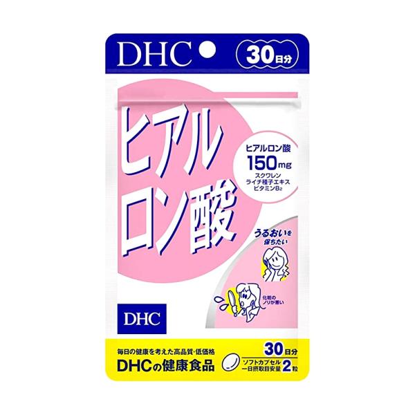 【商品名】DHC ヒアルロン酸 30日分 1日2粒 サプリメント 健康食品 保水力 ビタミンB2 うるおい【内容量】内容量（NET）：19.8g［1粒重量330mg（1粒内容量200mg）×60粒］生産国】日本【ブランド】DHC【発売元、製...