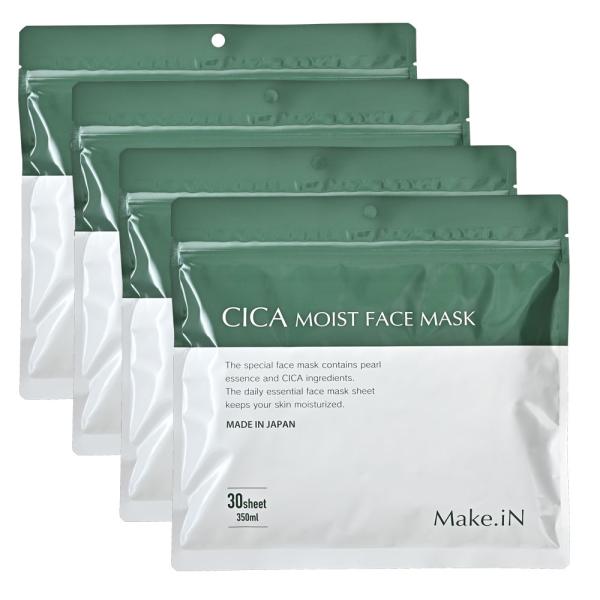 CICA MOIST FACE MASK シカ モイストフェイスマスク 30枚入り Make.iN パック 日本製 シートマスク makein