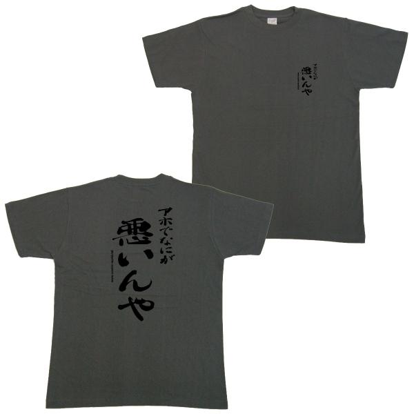 ふざけ Tシャツ 自虐 名言「アホでなにが悪いんや」プレゼントにおススメ :COS-31-160-XL:コスミック～ふざけたTシャツ屋 ...