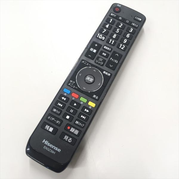 中古 Hisense ハイセンス 純正リモコン EN3Z39H 録画対応