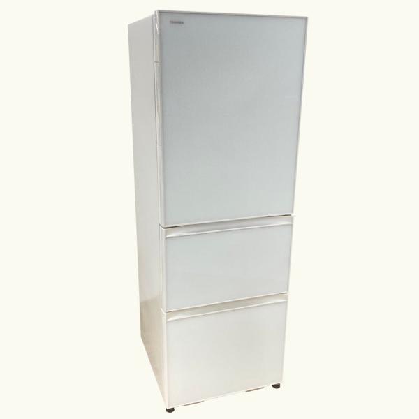 TOSHIBA 東芝 ノンフロン 3ドア冷凍冷蔵庫 ホワイト GR-H38SXV（ZW