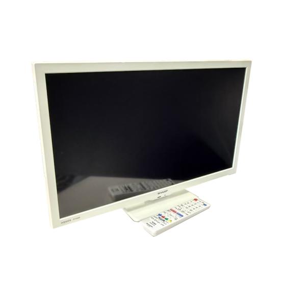 AQUOS　2T-C24DE 　中古 SHARP（シャープ） 中古 AQUOS 24V型 液晶テレビ 2T-C24DE-W ホワイト