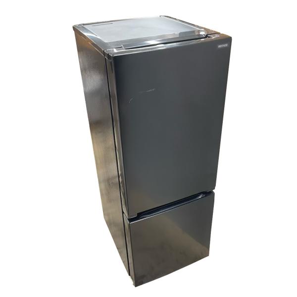 中古 156L 2ドア冷蔵庫 自動霜取りファン式 ワールプールジャパン（ヤマダ電機） YRZ-F15LK 2023年製 ブラック 一人暮らし 単身用