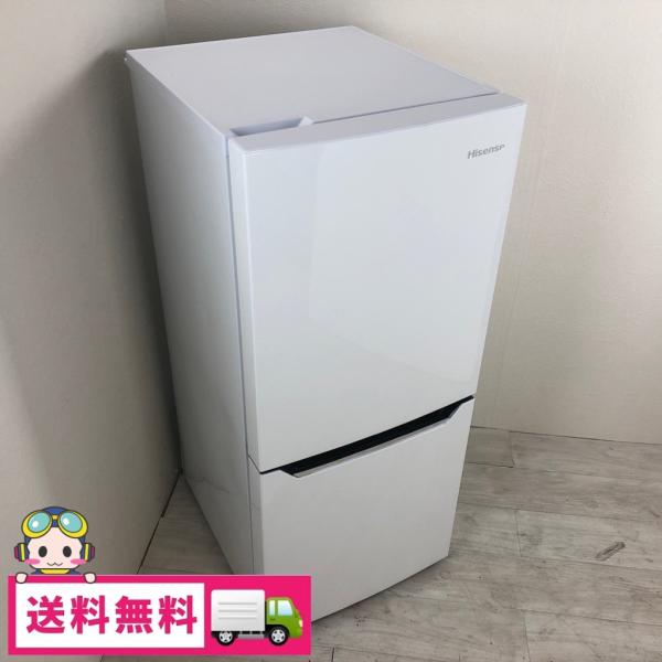 中古 130L 冷蔵庫 ハイセンス HR-D1302 ホワイト 2018年製 ファン式 霜取りファン 単身用 一人暮らし用 高年式