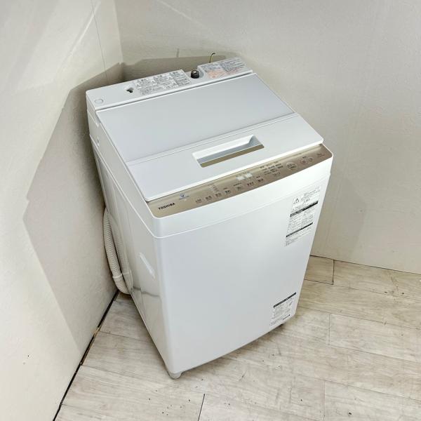 TOSHIBA（東芝） 中古 洗濯機 8.0kg ZABOON AW-BK8D8-W 2019年製 DD 
