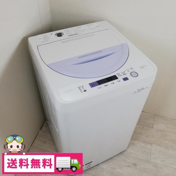 SHARP 全自動洗濯機 5.5kg バイオレット ES-GE5A-V-