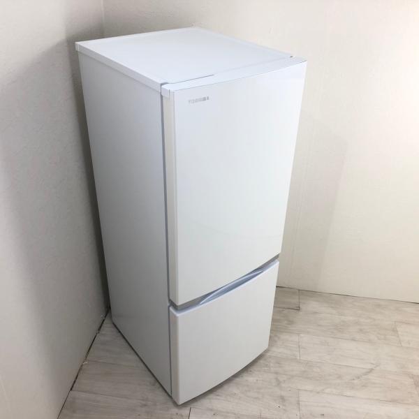 2019年製TOSHIBA GR-P15BS(W) 冷蔵庫 vegeta 中古 東芝 153L 2ドア冷蔵庫 GR-P15BS-W 2018年〜2019年製