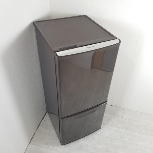Panasonic 中古 2ドア冷蔵庫 ブラウン 自動霜取りファン式