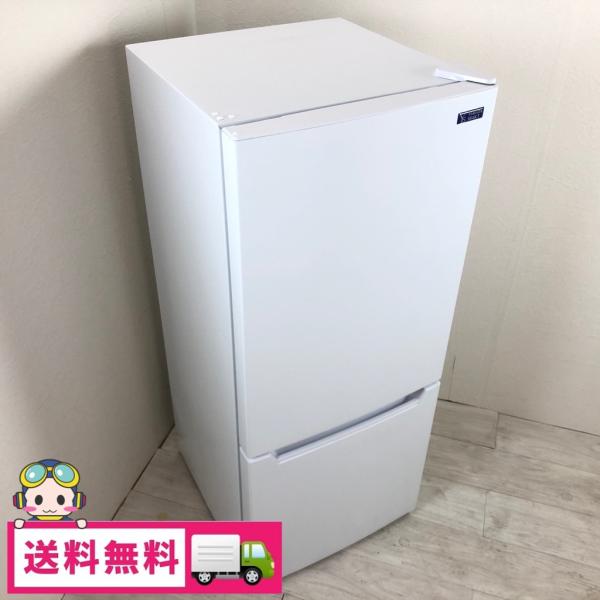 中古 117L 2ドア冷蔵庫 ヤマダ電機モデル YRZ-C12G2 2019年製 直冷式 一人暮らし 単身用 ホワイト おまかせセレクト