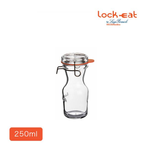 Lock-Eat/ロック・イート ドリンクボトル 250ml アデリア/石塚硝子【Lock-Eat／ロック・イート】イタリア生まれの密閉瓶お手入れやサーブに便利な取り外し可能の蓋ジュースの保存に便利なドリンクボトル型ジュースや手作りドレッシ...