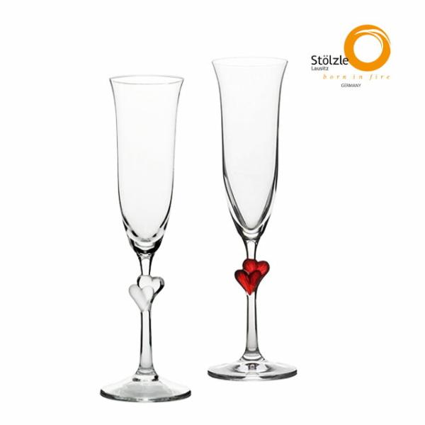 Stolzle Lausitz シャンパングラス アモーレシャンパン レッド