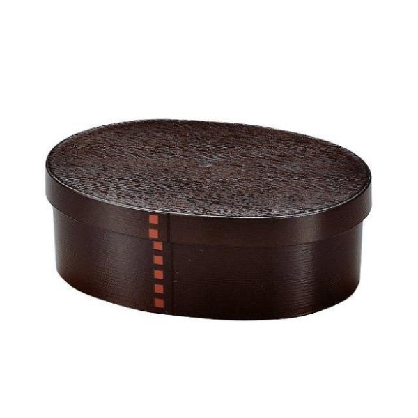 他サイト： 弁当箱 曲げわっぱ 1段 500ml 小 ダークブラウン たつみや HAKOYA（30295）[KU] 4964026302950 キッチン、台所用品の商品画像