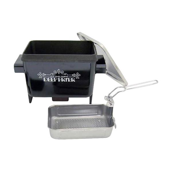 コンパクトで使いやすい電気天ぷら鍋・揚げごろ温度キープ　揚サーモスタットにより、揚げ物に適した温度（約180℃）を保ちますので温度調節のわずらわしさがありません。・油の飛び散りが少ない深型タイプ　飛び散りが少ないので後片付けが簡単です。・温...