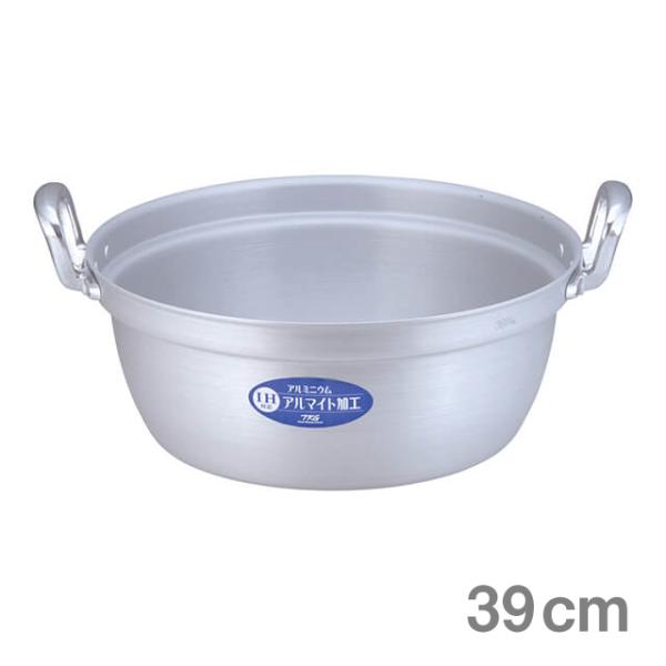 遠藤商事 両手鍋 TKG IHアルミ 円付鍋 39cm（AEV1904）1-0025-0604 