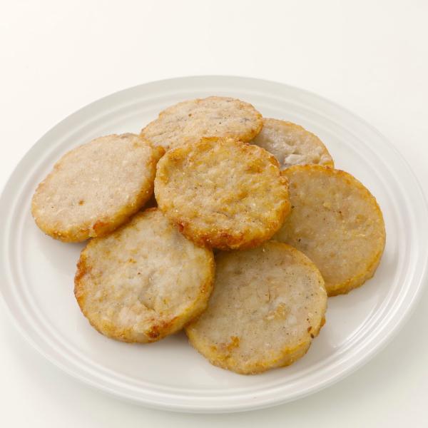 【規格】1000g×1パック入り1個約40gが25個入って1000gパックの商品です。【商品説明】レンコンを粗みじん切りにし、円形に成形しました。調味したレンコンのシャキシャキした食感が際立った逸品です。【お召し上がり方】冷凍のまま約175...