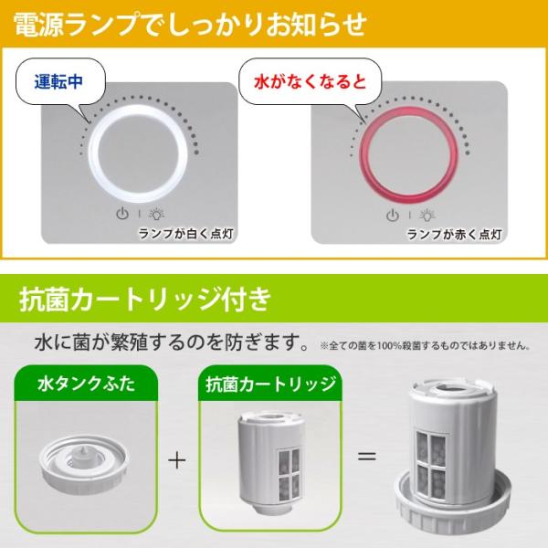 加湿器 超音波式 アロマ加湿器 SZGK-3008FW 抗菌カートリッジ 集塵活性炭フィルター 魚型 抗菌ボール 付き 大容量 おしゃれ /【Buyee】 加湿器 超音波式 アロマ加湿器 SZGK-3008FW 抗菌カートリッジ 集塵活性炭フィルター 魚型 抗菌ボール 付き 大容量 おしゃれ /【Buyee】