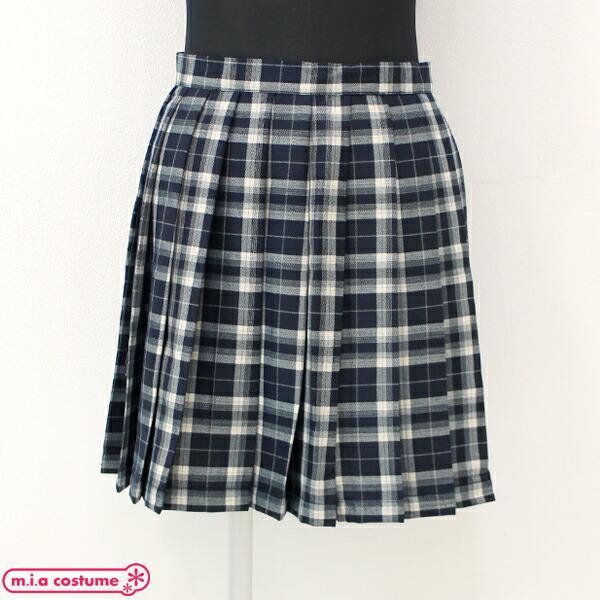 可愛いチェック柄のプリーツスカートがお手軽入手♪毎日同じじゃつまらない！色々楽しみたい方にもオススメ商品ですｖコスプレ メイド服 セーラー服 パーティグッズ ウェイトレス 衣装 コスチューム ハロウィン 女子高生 靴下 体操着 ブルマ 余興...