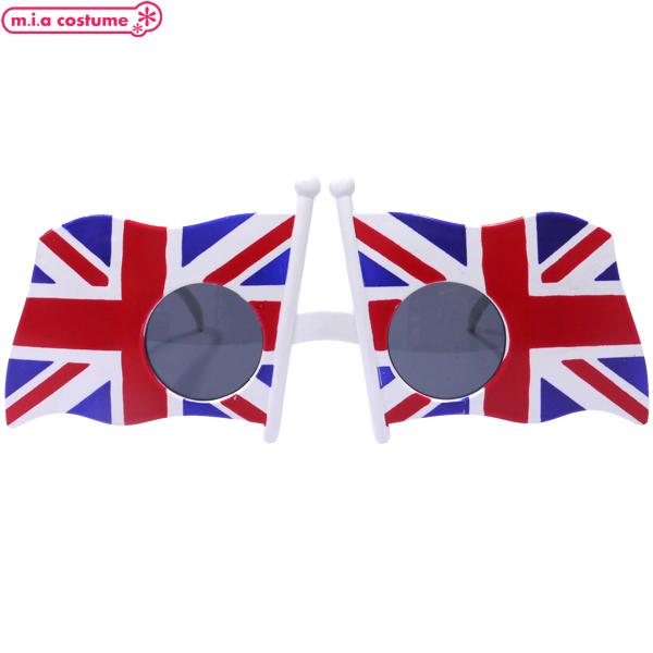 1302H■【送料無料・即納】 B品 ブリティッシュサングラス 国旗 英国 コスプレ パーティグッズ ハロウィン おもしろ 仮装 変装 宴会 ネタ ジョーク カッコいい