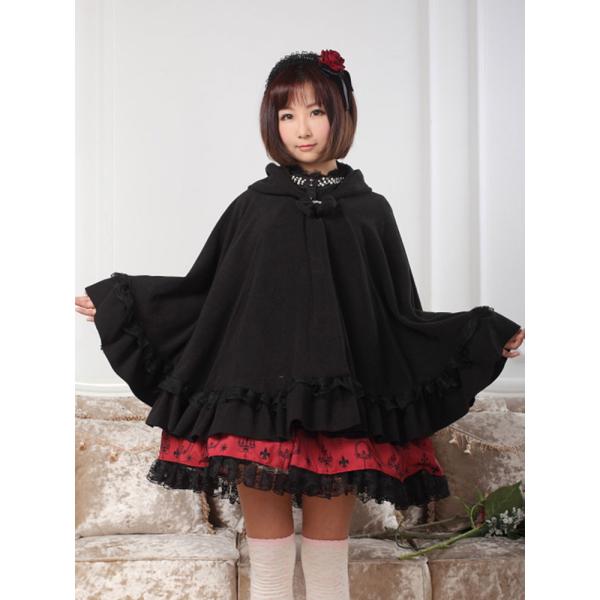 【マム マキシマム】うさ耳ケープ ポンチョ ロリィタ マム マキシマム】うさ耳ケープ ポンチョ ロリィタ