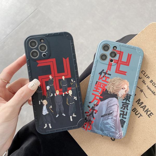 東京卍リベンジャーズ iPhoneスマホケース 佐野万次郎 花垣武道