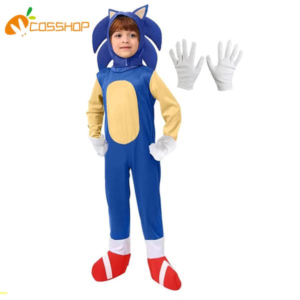 ソニック・ザ・ヘッジホッグ ハロウィン コスチューム コスプレ 連体服 コスプレ衣装 イベント 演出服 二次会 cosplay イベント