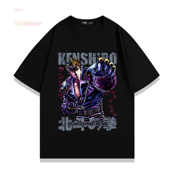 北斗の拳 ケンシロウ半袖 tシャツ 袖 綿 半袖 シャツ 大人用 夏服 男女用 日常服 丸襟 綿 人気  小物