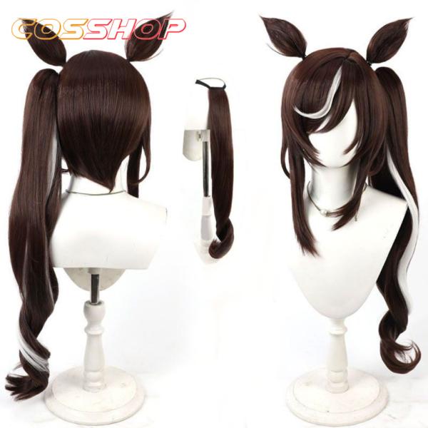 ウマ娘プリティーダービー ウインドインハーヘア 風 コスプレウィッグ かつら 耳 尻尾追加 cosplay wig コスチューム