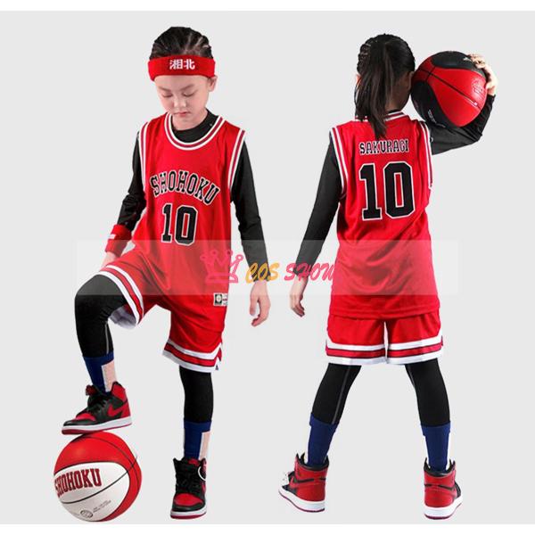 スラムダンク　桜木花道　ユニフォーム　4枚セット　ハロウィン　コスプレ 実物撮影 スラムダンク SLAM DUNK 湘北高校 桜木花道 SHOHOKU 7