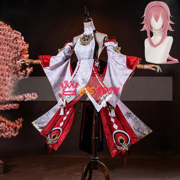 豪華版 原神 げんしん 稲妻 八重神子 やえみこ コスプレ衣装 cosplay