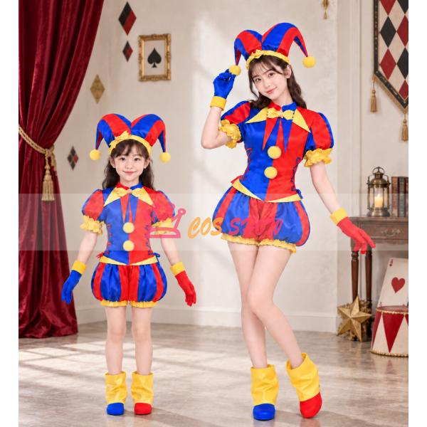 アメイジング デジタル サーカス The Amazing Digital Circus ポムニ コスプレ衣装 子供用 大人用 cosplay 仮装 イベント ステージ服 舞台 ハロウィン 学園祭