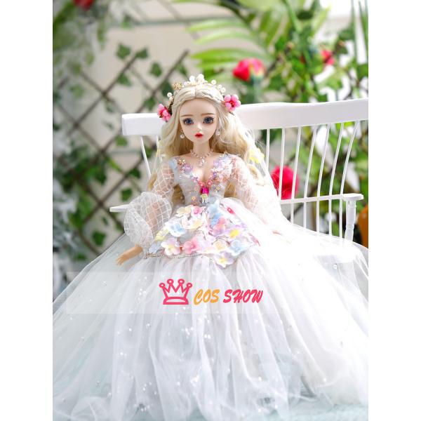 1/3 BJD 球体関節人形 ドール 可動ボディ BJD人形 60cm エレガント 花