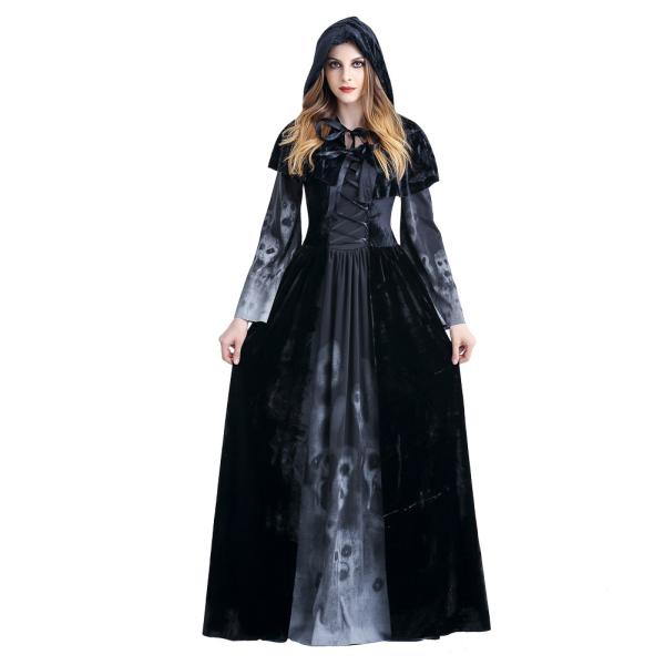 ハロウィン 死神 仮装コスチューム 大人用 魔女コスプレ 衣装 舞台服 ヴァンパイア コスチューム イベント 学園祭 ブラック ２着以上送料無料 1345 Cossky 通販 Yahoo ショッピング
