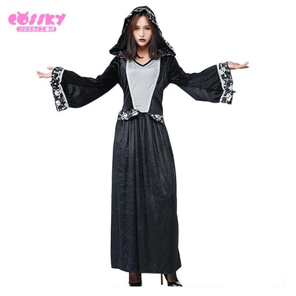 ハロウィン コスプレ レディース ワンピース 魔女 衣装 洋服 イベント 披露宴 結婚式 セール特価 舞台服 花嫁 プレゼント 誕生日