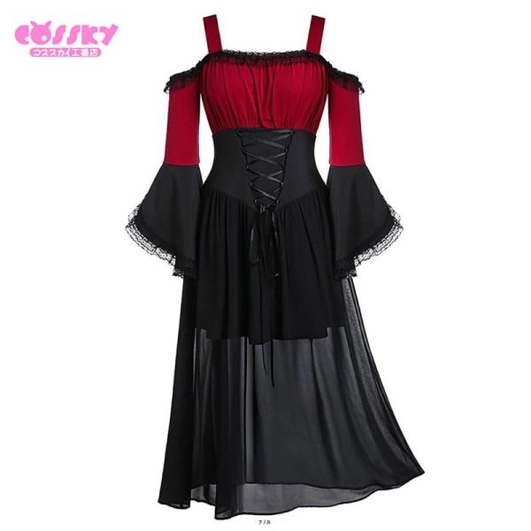 新品 レディース ワンピース ロリータ Lolita ロリータ服 衣装 洋服 プリンセス お嬢様 イベント 披露宴 結婚式 花嫁