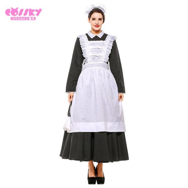 ハロウィン コスプレ フランス風 メイド服 コスチューム カワイイ 仮装 レディース 新色 セクシー