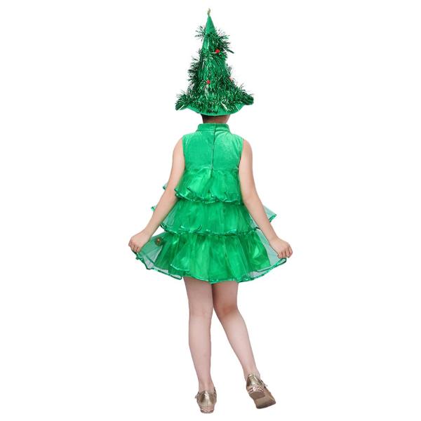 クリスマス 衣装 コスプレ クリスマスツリー 子供用 ワンピース かわいい 鈴 仮装 パーティー ２着送料無料 プレゼント 忘年会 10 Off