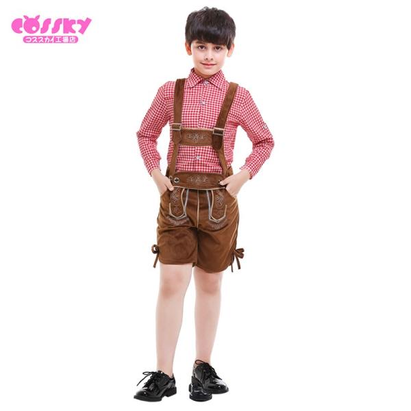 即納品 ハロウィン コスプレ オクトーバーフェスト 仮装 ビール祭り 子供用 1年保証 コスチューム
