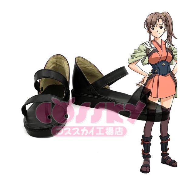 甲鉄城のカバネリ 巣刈 すかり コスプレ ブーツ