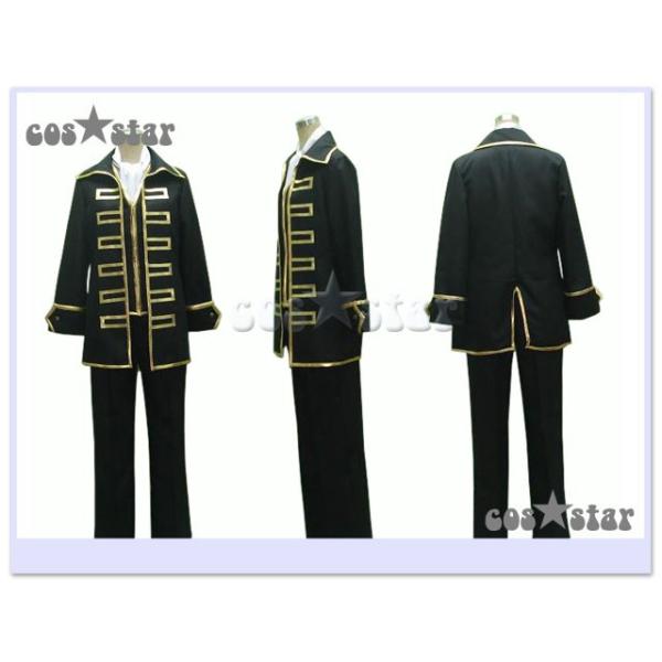 コススター 銀魂 真選組隊服 金縁 02風 コスプレ衣装 【男女XS