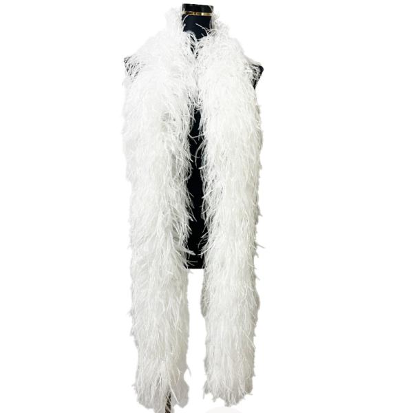 新品 オーストリッチフェザー ボア 6層 190cm 2本 羽根 リメイク costume_orstrich