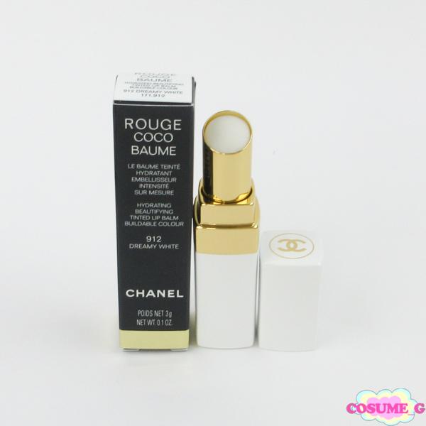 シャネル ルージュ ココ ボーム #912 ドリーミー ホワイト 残量多 C823
