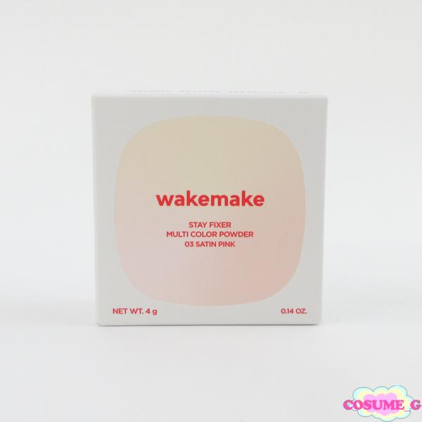 wakemake ウェイクメイク ステイフィクサーマルチカラーパウダー #01 ペールクリア 4.0g 未開封 C732状態：未開封のお品物となります。