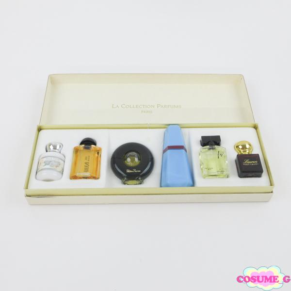 PRESTIGE ET COLLECTIONS ラ コレクション パルファム ミニ香水 G774【セット内容】キャシャレル 7ml EDT 8割程度アルマーニ 5ml EDT 8割程度パロマピカソ 5ml EDP 8割程度キャシャレル 5m...