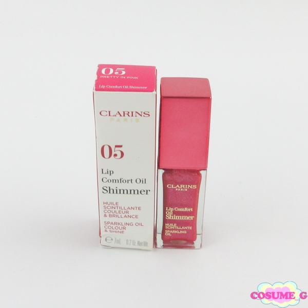 クラランス コンフォート リップオイル シマー #05 プリティインピンク 残量多 C562状態：残量9割程度のお品物になります。