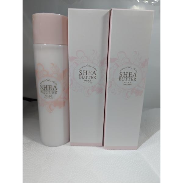 生活の木シアバター ミルキーローション 200ml  2本でお得　シアバター（保湿成分）配合で化粧水と乳液を兼ねたとろみ感