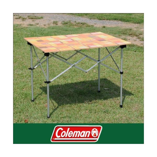Coleman テーブル ナチュラルモザイク リビング 120cm アウトドア ナチュラルモザイクロール120〔コールマン〕【レンタルテーブル
