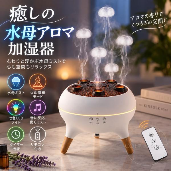 加湿器 卓上 250ml 超音波加湿器 小型 ミスト調節 2段階加湿 LEDライト付 静音 お手入れ簡単 デスク用 コンパクト 省スペース 乾燥対策 花粉対策 オフィス 寝室