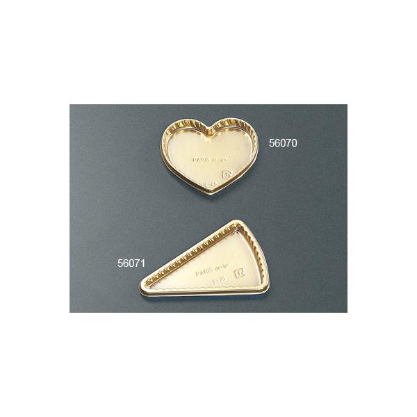 【少量販売】ケーキトレーゴールドハート【5枚】