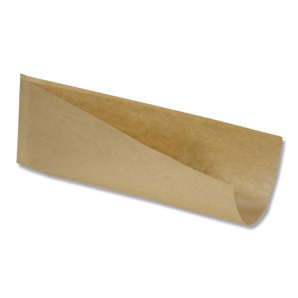 【少量販売】ホットドッグスリーブ L 未晒無地【10枚】