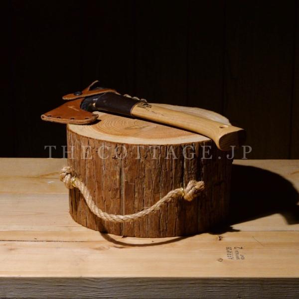Cottage コテージ 薪割り台 キャンプ用 ハンドル付 高さ15cm 樹皮付き Buyee Buyee 日本の通販商品 オークションの代理入札 代理購入